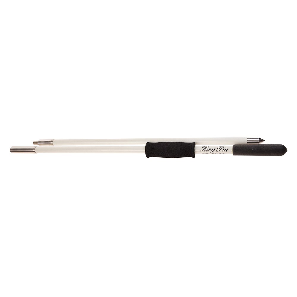 CMP Group Panther Marine KPP100W King Pin Anchor Pole - 2 Piece, 10' - White