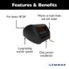 Lewmar Captive Reel 12V/400-Watt Windlass for Boats 18'-24' Without Chain Lockers, 7" H x 12" W x 14-15/16"L, Max Pull 40 lbs. - 2020201384 view 2