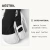 Hestra Mens and Womes Ski Gloves: Army Leather 3-Finger Winter Mitten, Black, 9 view 3