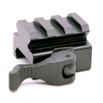 TMS 1/2inch Half Inch Mini Riser Block Mount for Picatinny Rails with Quick Detach QD Cam Lever Lock