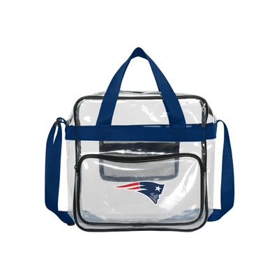 FOCO New England Patriots NFL Clear HIGH END Messenger Bag