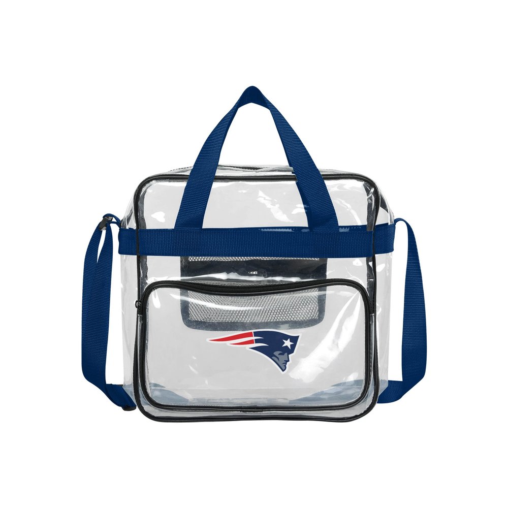 FOCO New England Patriots NFL Clear HIGH END Messenger Bag