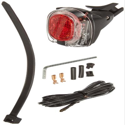 busch+mller B&M Secula Plus Backlight LED Parking Light for Fixed Assembly Rot/TRANSP Size:STREBENMONTAGE