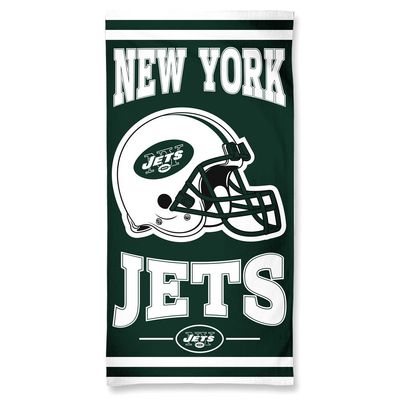 NFL New York Jets Fiber Beach Towel, 9lb/30 x 60