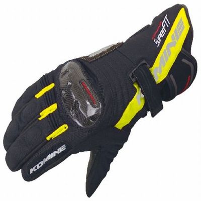 Komine GK-780 SuperFIT Carbon Winter-Gloves-DIO Black / Neon M 06-780