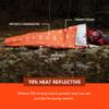 S.O.L. Survive Outdoors Longer SOL Escape Lite Bivvy - Reflects up to 70% Body Heat - Waterproof Emergency Blanket for Survival Gear - 82" x 32" - 5.5 oz - Orange view 4