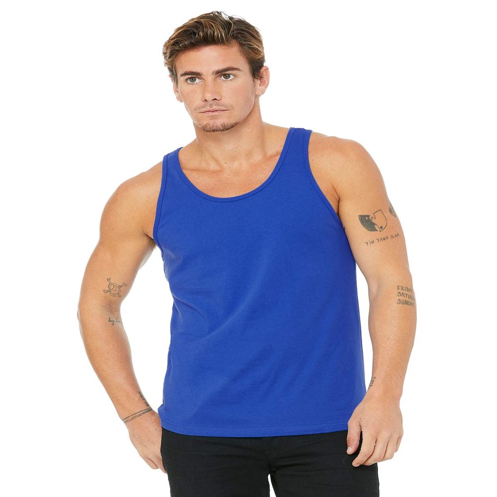 Bella + Canvas Unisex Jersey Tank 2XL TRUE ROYAL