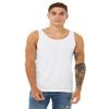 Bella + Canvas Unisex Jersey Tank L WHITE view 1