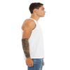 Bella + Canvas Unisex Jersey Tank L WHITE view 3