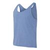 Bella + Canvas Unisex Jersey Tank XS BLUE TRIBLEND view 4