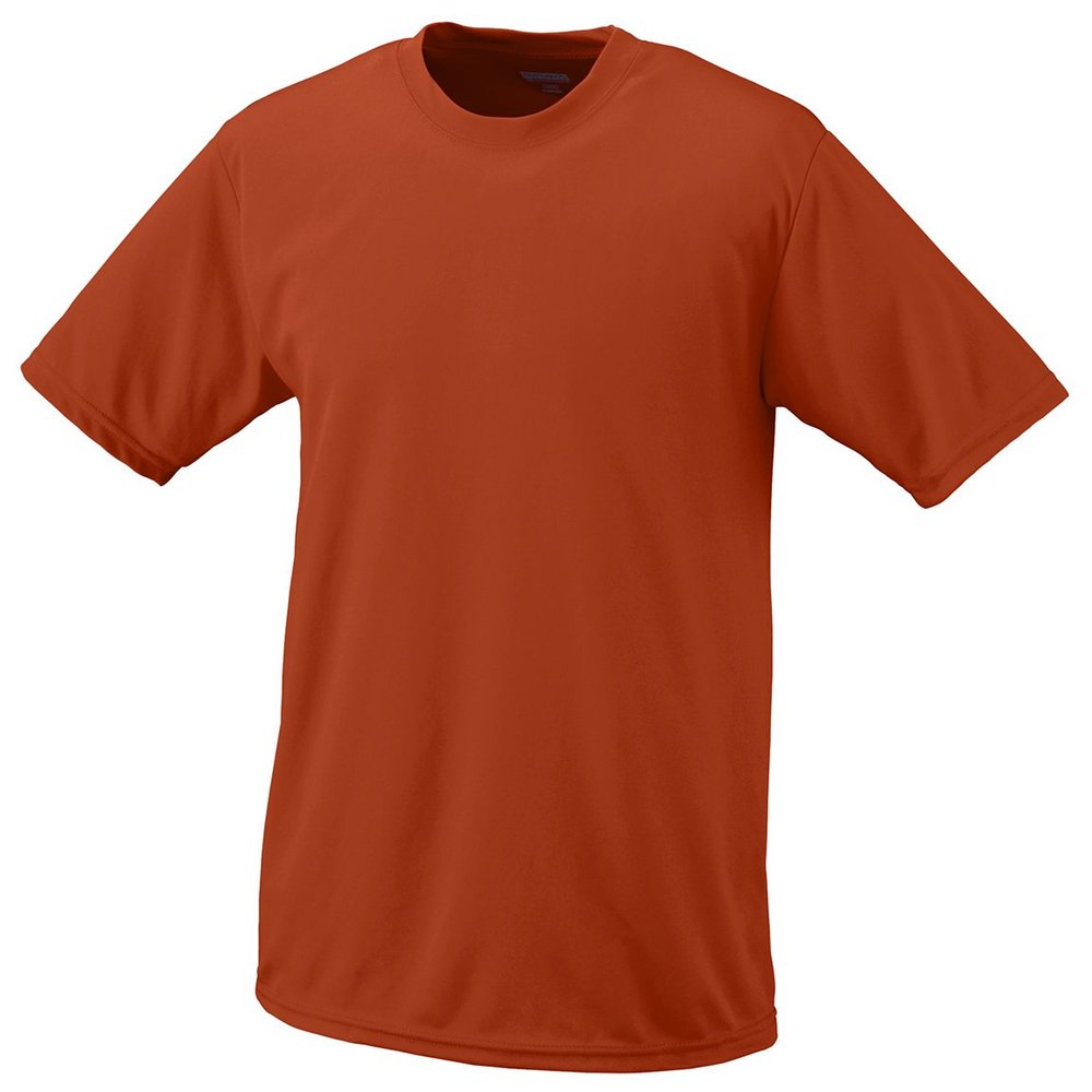 Augusta Sportswear Boys Wicking T-Shirt, Dark Orange, X-Small