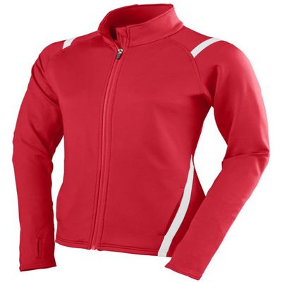 Augusta Sportswear Girls Freedom Jacket, Medium, Red/White