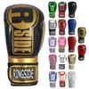 Ringside Apex Bag Gloves, IMF-Tech Synthetic Boxing Gloves with Secure Wrist Support, Ideal for Men and Women, Gold and Black, L/XL view 1