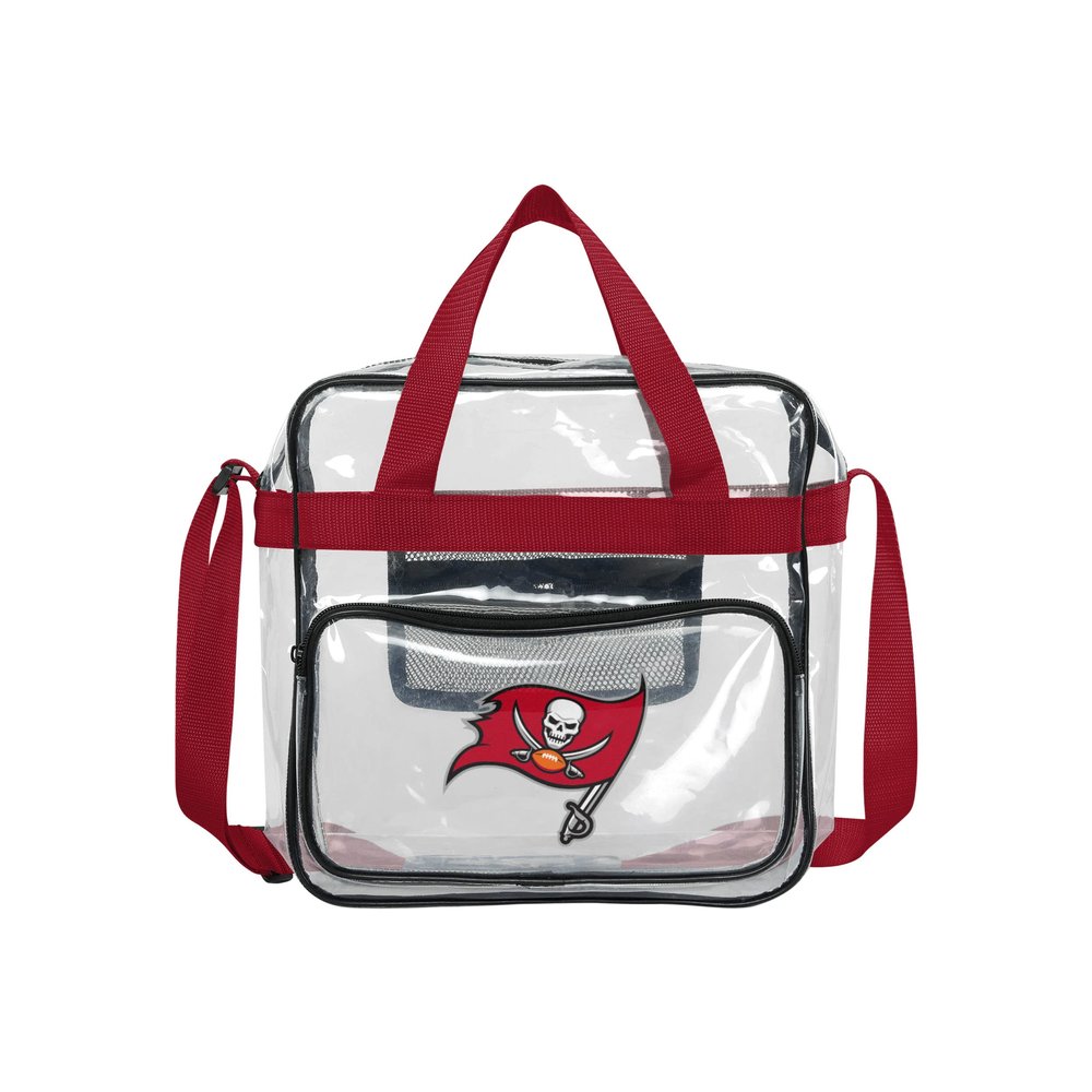 FOCO Tampa Bay Buccaneers NFL Clear HIGH END Messenger Bag