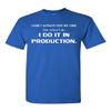 I Don't Always Test My Code Funny Adult T-Shirt Tee (Medium, Royal Blue) view 1