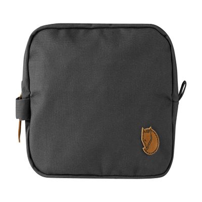 Fjllrven Gear Toiletry Bag - Water-Resistant Fabric, Strong, Reinforced, Durable Fabric - Camping, Travel, Dark Grey, One Size