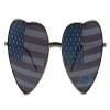 American Flag Lens Heart Shaped Sunglasses view 1