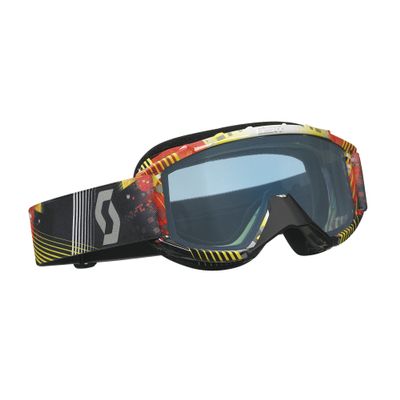 Scott Sports Hustle Goggles (Tangent Red, Yellow Frame/Clear Lens)