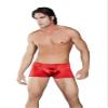 Male Power Men's -076 Satin Lo Rise Pouch Short, 153, Red, S view 1