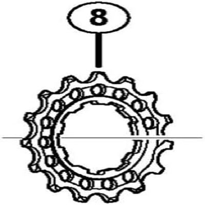 Shimano Unisex Adult Corona Individual 15D Bicycle Components and Spare Parts, Multicoloured, One Size