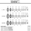 Shimano Unisex Adult Corona Individual 15D Bicycle Components and Spare Parts, Multicoloured, One Size view 2