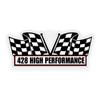 2X Engine Window Air Cleaner Sticker Decal 428 High Performance for V8 Pro Street, Race, Classic Muscle Car, Compatible with Ford and Pontiac 5 x 2.25 inch view 2