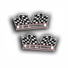 2X Engine Window Air Cleaner Sticker Decal 351 High Performance for V8 Pro Street, Drag Race, Classic Muscle Car, Compatible with Ford Cleveland Windsor 5 x 2.25 inch view 1