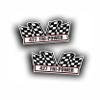 2X Engine Window Air Cleaner Sticker Decal 427 Tri Power for for V8 Pro Street, Race, Classic Crate Motor Muscle Car, Compatible with Chevrolet Corvette 5x2.25 inch view 1