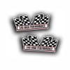 2X Engine Window Air Cleaner Sticker Decal 540 High Performance for V8 Stroker Classic Muscle Car Motor, Compatible with Chevrolet Chevy 5x2.25 inch view 1