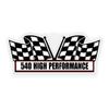 2X Engine Window Air Cleaner Sticker Decal 540 High Performance for V8 Stroker Classic Muscle Car Motor, Compatible with Chevrolet Chevy 5x2.25 inch view 2