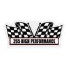 2X Engine Window Air Cleaner Sticker Decal 265 High Performance for Classic Muscle Car Motor, Compatible with Chevrolet Chevy 5x2.25 inch view 2