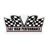 2X Engine Window Air Cleaner Sticker Decal 502 High Performance for V8 Pro Steet, Race, ZZ502 Crate Motor Classic Muscle Car, Compatible with Chevrolet Chevy 5x2.25 inch view 2