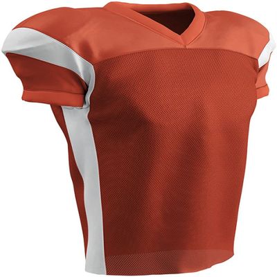 CHAMPRO Adult First Down Two-Tone Football Jersey Orange | White MD