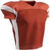 CHAMPRO Adult First Down Two-Tone Football Jersey Orange | White MD view 1