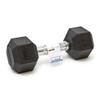 Body Sport 15lb Rubber Encased Hex Dumbbell view 1