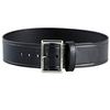Aker Leather B07 Garrison Belt, Black Plain Leather Tactical Duty Belt 1.75 Inch Width with Removable Chrome Center Bar Buckle, Size 48 for Law Enforcement Gear and Everyday Wear Use, Made in USA view 1