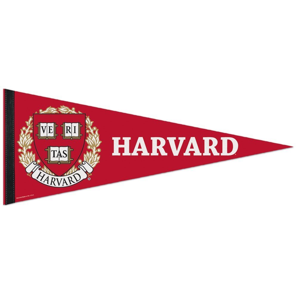 NCAA 40046013 Harvard College Premium Pennant, 12" X 30"