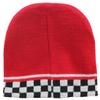 Beanie Cap 8-in Hat Comes in 16 Colors and Designs Reversible Red view 1