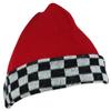 Beanie Cap 8-in Hat Comes in 16 Colors and Designs Reversible Red view 2