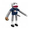 Littlearth NFL Denver Broncos Sock Monkey Pet Toy, Team Color, One Size view 2