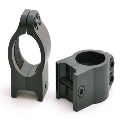 Hammers 1" 1inch Scope Rings Medium Height Weaver Vertically Split SR103DMBK
