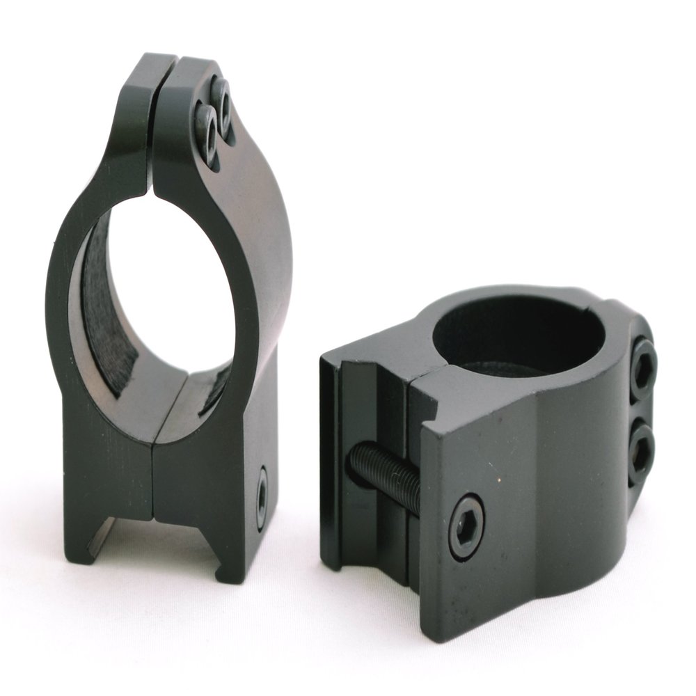 Hammers 1" 1inch Scope Rings Medium Height Weaver Vertically Split SR103DMBK