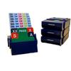 Baron Barclay - Super Bridge Boxes - Set of 4 Bidding Devices with Plastic Bidding Cards (Navy Blue) view 1