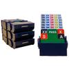 Baron Barclay - Super Bridge Boxes - Set of 4 Bidding Devices with Plastic Bidding Cards (Navy Blue) view 3