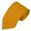 NYFASHION101 Men's Smooth Formal Solid Color 2.75" Slim Tie - Gold Bar view 1