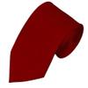 NYFASHION101 Men's Smooth Formal Solid Color 2.75" Slim Tie - Crimson view 1