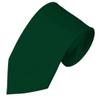 Romario Manzini Mens Solid Color 2.75" Slim Tie - Green view 1