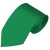 NYFASHION101 Men's Smooth Formal Solid Color 2.75" Slim Tie - Kelly Green view 1