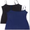 2 Pack Active Basic Women's Basic Tank Top Small Black, Navy view 1