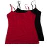 2 Pack Active Basic Women's Basic Tank Top Med Black, Red view 1